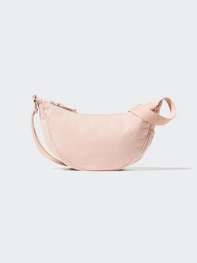 Uniqlo Men's Round Mini Shoulder Bag With Water-repellent, Pink