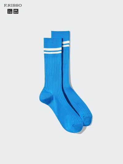 Uniqlo Men's Socks, Blue, Us8-us11