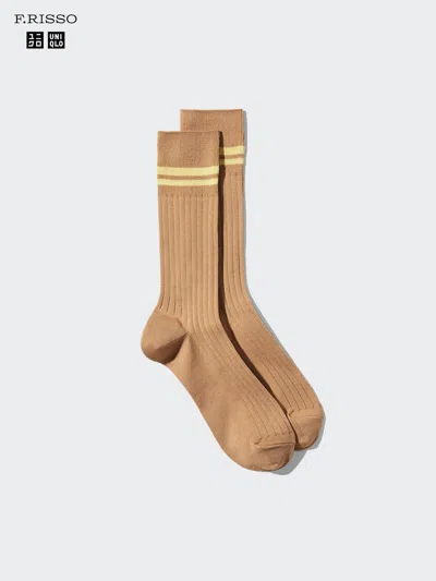 Uniqlo Men's Socks, Brown, Us8-us11