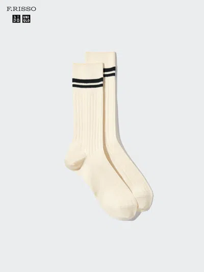 Uniqlo Men's Socks, Off White, Us8-us11 In Neutral