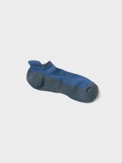 Uniqlo Men's Sports Pile Short Socks Blue Us8-us11  Us