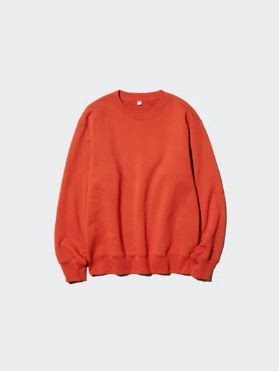 Uniqlo Men's Sweatshirt, Dark Orange, 2xl