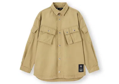 Pre-owned Uniqlo Men's  Gu X Undercover Military Jacket In Khaki