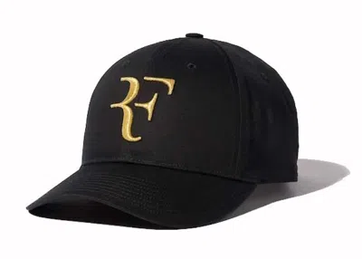 Pre-owned Uniqlo Men's  Roger Federer Commemorative Cap In Black/gold
