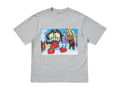 Pre-owned Uniqlo Men's  X Cpfm Spongebob Squarepants Ut Graphic T-shirt In Gray