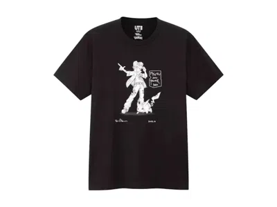 Pre-owned Uniqlo Men's  X Daniel Arsham X Pokemon Trainer Tee Shirt In Black