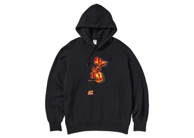 Pre-owned Uniqlo Men's  X Jeff Koons Ut Graphic Hoodie In Black