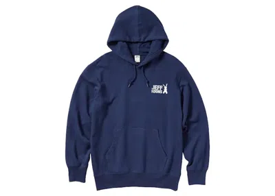 Pre-owned Uniqlo Men's  X Jeff Koons Ut Graphic Hoodie In Navy Blue