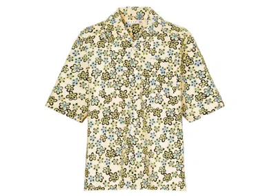 Pre-owned Uniqlo Men's  X Marni Oversized Open Collar Shirt In Off White