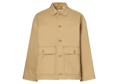 Pre-owned Uniqlo Men's  X Marni Oversized Utility Jacket (asia Sizing) In Beige