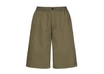 Pre-owned Uniqlo Men's  X Marni Wide Fit Boxy Shorts (asia Sizing) In Olive