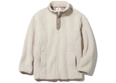 Pre-owned Uniqlo Men's  X White Mountaineering Fleece Oversized Longsleeve Pullover In Natural