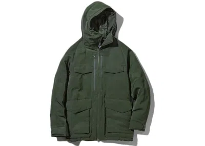 Pre-owned Uniqlo Men's  X White Mountaineering Hybrid Down Oversized Parka (asia Sizing) In Jacket Dark Green