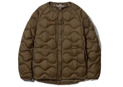Pre-owned Uniqlo Men's  X White Mountaineering Ultra Light Down Oversized Jacket (asia Sizing) In Brown