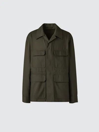 Uniqlo Men's Utility Jacket, Dark Brown, 2xs