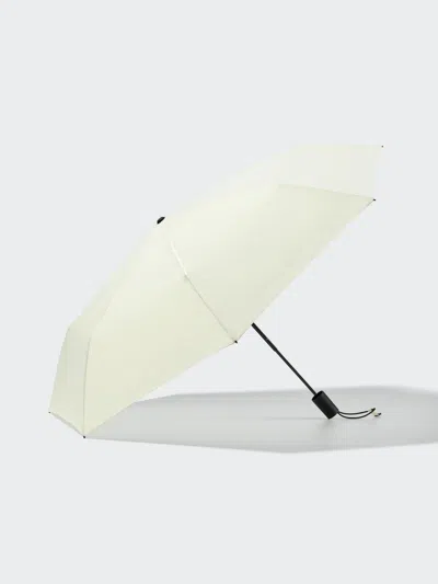 Uniqlo Men's Uv Protection Compact Umbrella, Off White