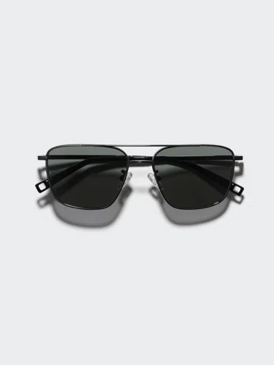 Uniqlo Metal Double Bridge Sunglasses Black  Us