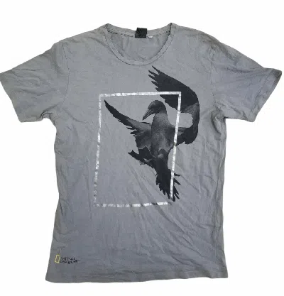 Pre-owned Uniqlo National Geographic X  Bird Tees In Grey