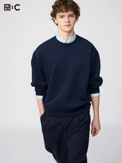 Uniqlo Oversized Sweatshirt Navy 3xl  Us In Blue