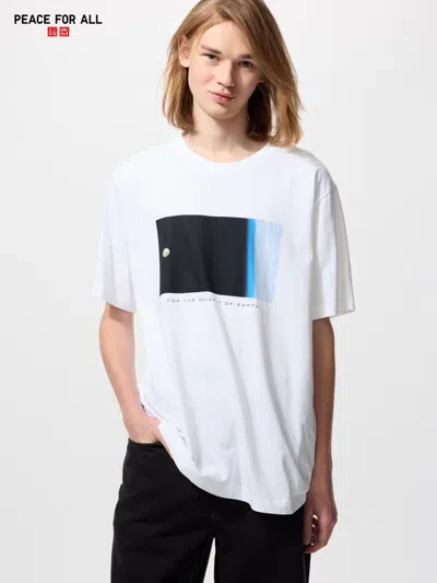 Uniqlo Peace For All Graphic T-shirt Artemis White 3xl  Us
