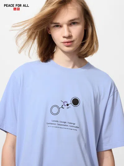 Uniqlo Peace For All Graphic T-shirt Honjo Blue 3xl  Us