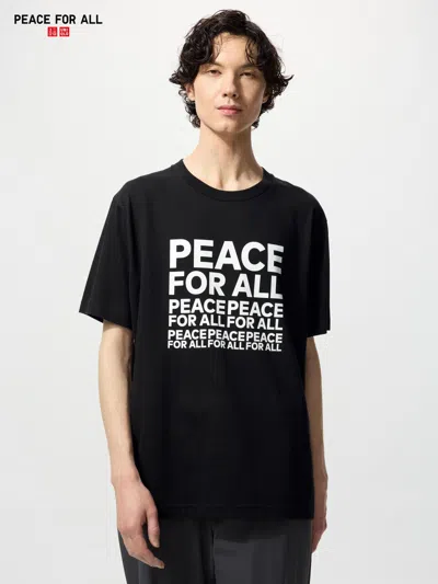 Uniqlo Peace For All Graphic T-shirt Kashiwa Sato Black 3xl  Us