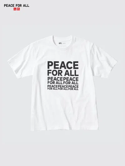 Uniqlo Peace For All Graphic T-shirt Kashiwa Sato White 3xl  Us