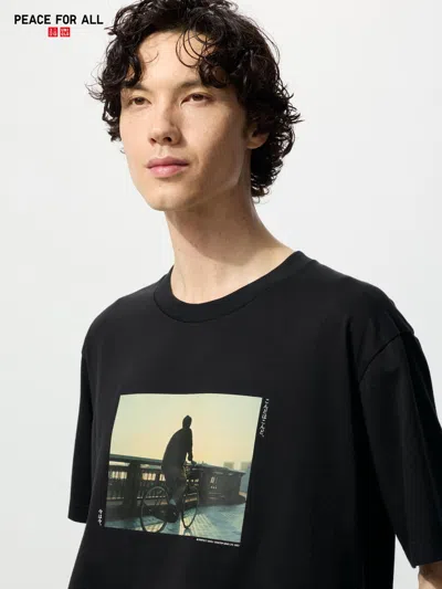 Uniqlo Peace For All Graphic T-shirt Koji Yakusho Black 3xl  Us