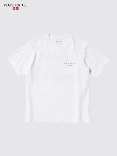 Uniqlo Peace For All Graphic T-shirt Lindokuhle Sobekwa White 3xl  Us