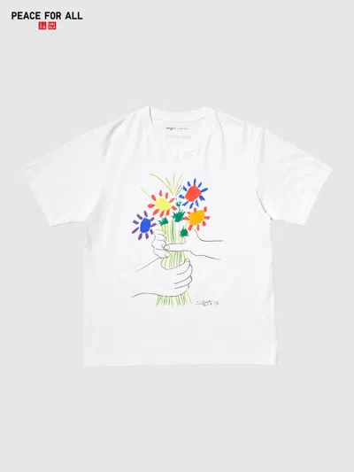 Uniqlo Peace For All Graphic T-shirt Pablo Picasso White Small  Us