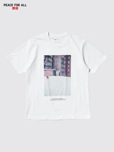 Uniqlo Peace For All Graphic T-shirt Saul Leiter White 3xl  Us