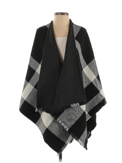 Pre-owned Uniqlo Poncho In Black