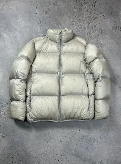 Pre-owned Uniqlo Puffer Jacket In Grey