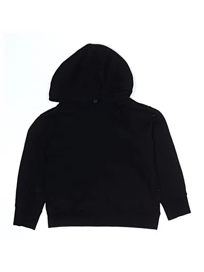 Pre-owned Uniqlo Kids' Pullover Hoodie In Black