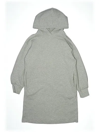 Pre-owned Uniqlo Kids' Pullover Hoodie In Gray