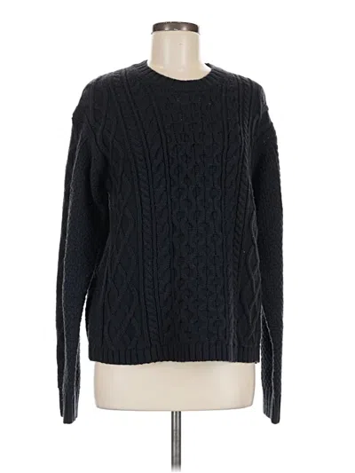 Pre-owned Uniqlo Pullover Sweater In Black