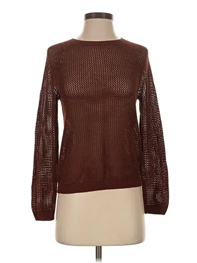 Pre-owned Uniqlo Pullover Sweater In Brown