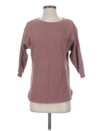 Pre-owned Uniqlo Pullover Sweater In Burgundy