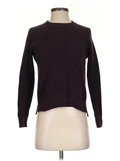 Pre-owned Uniqlo Pullover Sweater In Burgundy