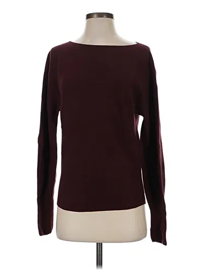 Pre-owned Uniqlo Pullover Sweater In Burgundy
