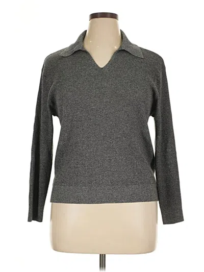 Pre-owned Uniqlo Pullover Sweater In Gray