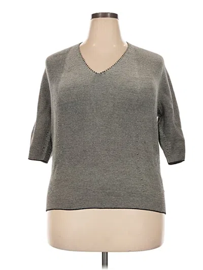 Pre-owned Uniqlo Pullover Sweater In Gray
