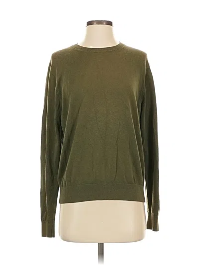 Pre-owned Uniqlo Pullover Sweater In Green