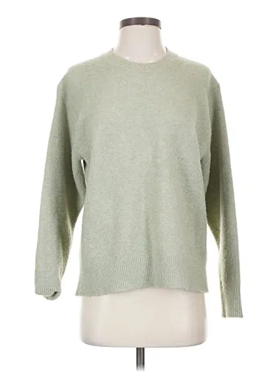 Pre-owned Uniqlo Pullover Sweater In Green