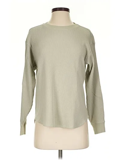 Pre-owned Uniqlo Pullover Sweater In Green