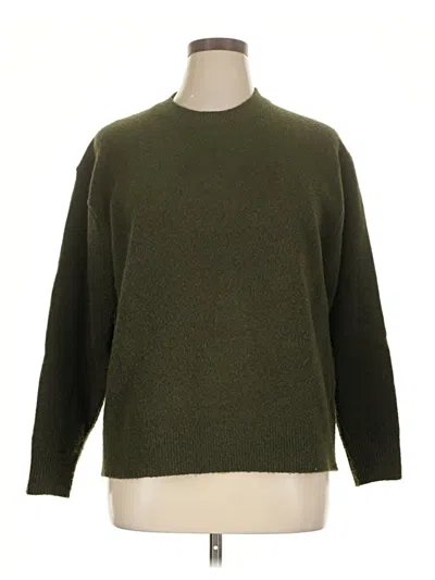 Pre-owned Uniqlo Pullover Sweater In Green