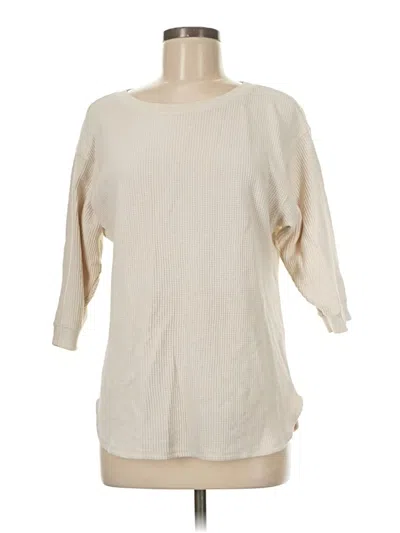 Pre-owned Uniqlo Pullover Sweater In Ivory