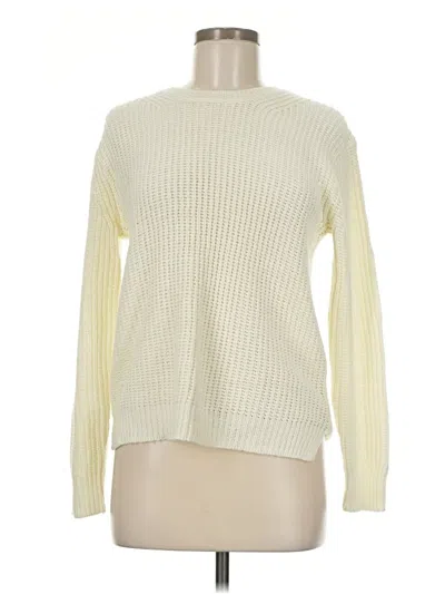 Pre-owned Uniqlo Pullover Sweater In Ivory