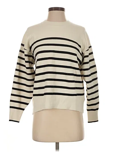 Pre-owned Uniqlo Pullover Sweater In Ivory