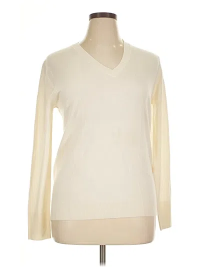 Pre-owned Uniqlo Pullover Sweater In Ivory